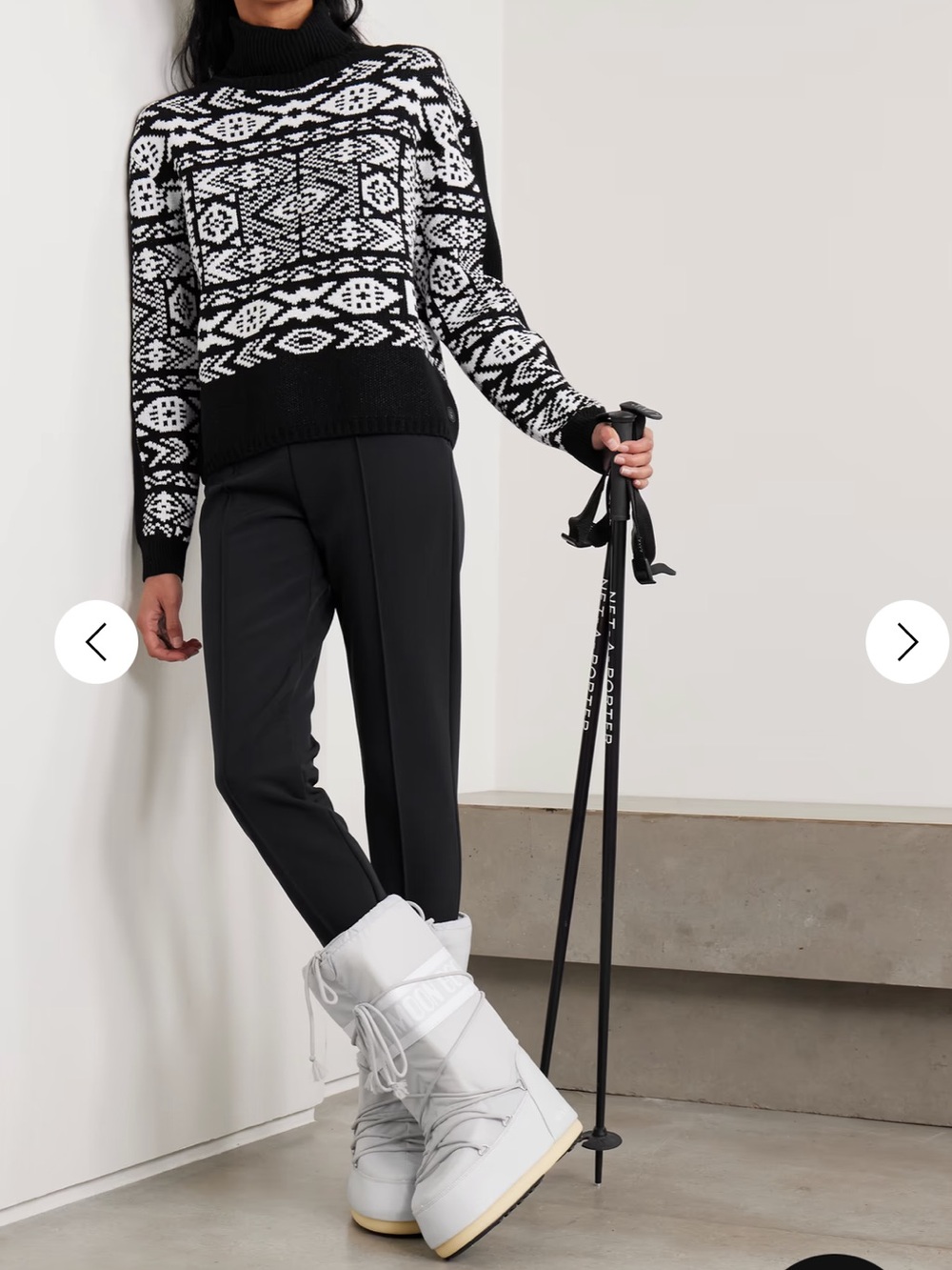 BOGNER Elaine embroidered stretch stirrup ski pants